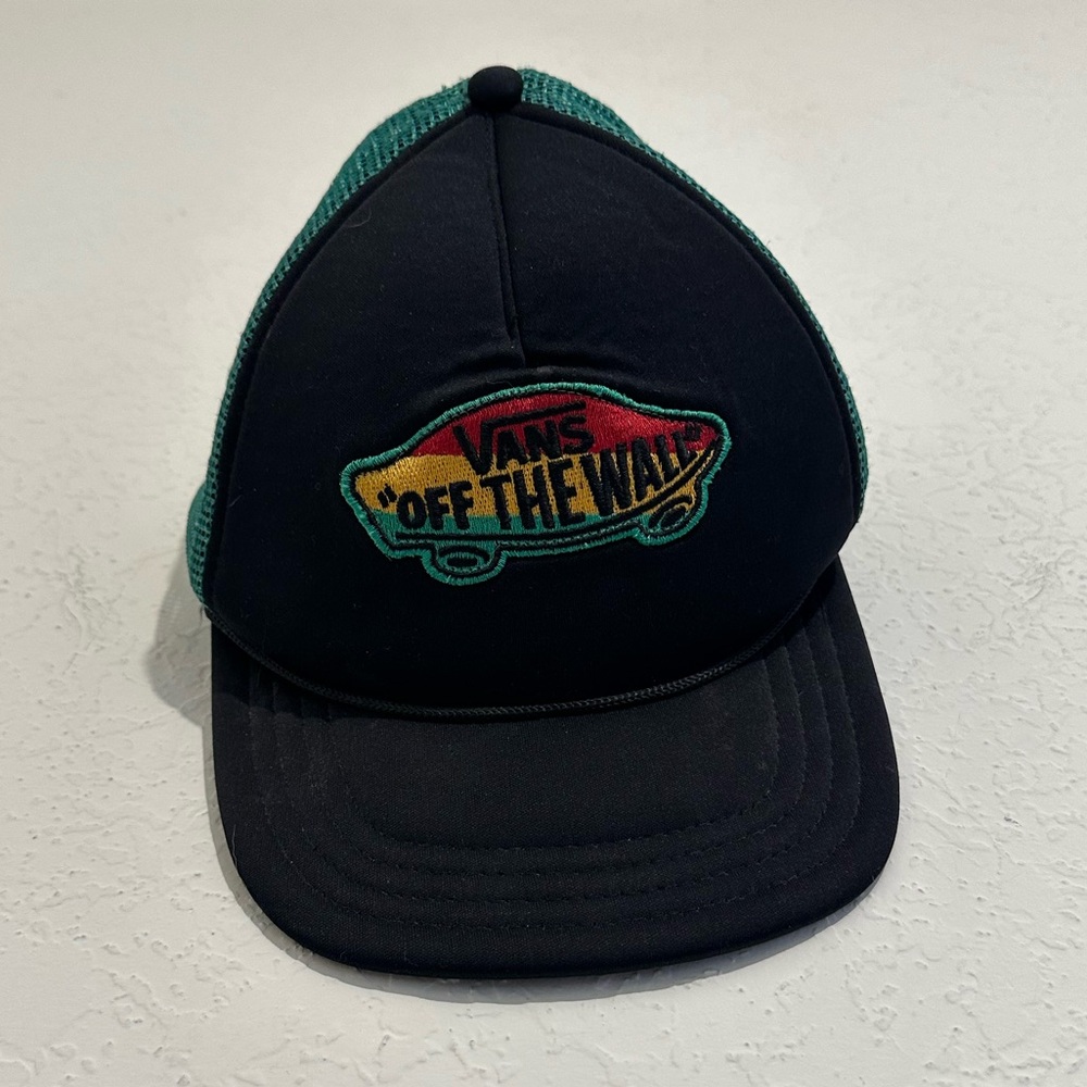 Vans Trucker Hat with Mesh Backing and Adjustable Strap